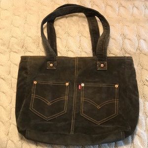 Corduroy tote bag